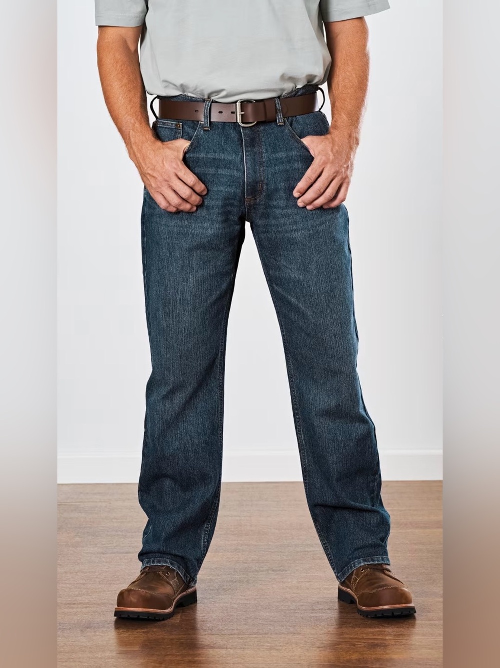 NEW RedHead Men’s 40x34 Relaxed Fit Dark Blue Jeans New With Tags